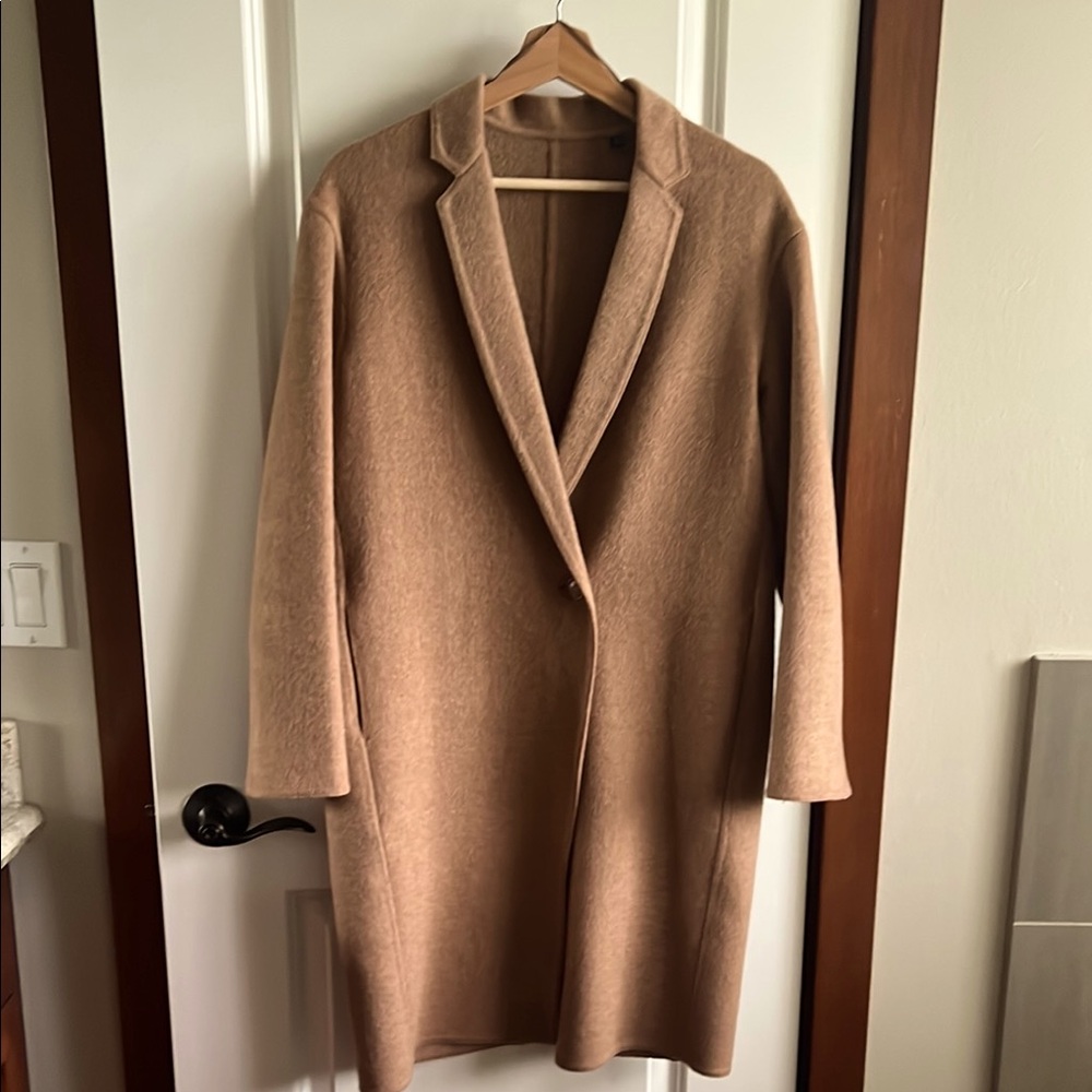 Uniqlo Elegant Tan Overcoat